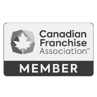 Canadian Franchise Association Member - greyscale